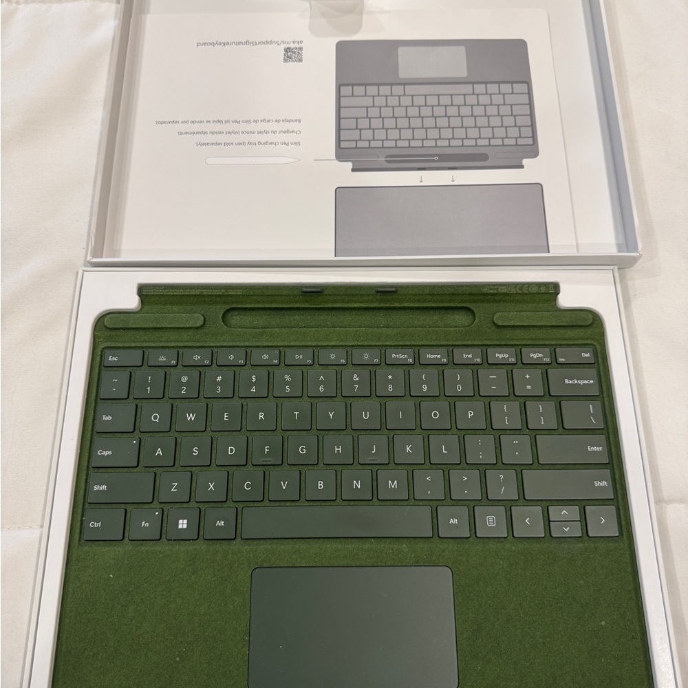 Microsoft Green Tablet Keyboard